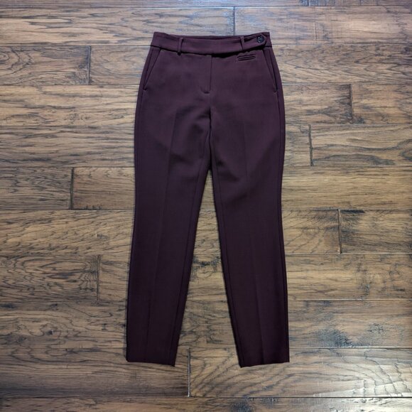 RW&CO brown chocolate plum dress pants size 0 - Picture 3 of 16